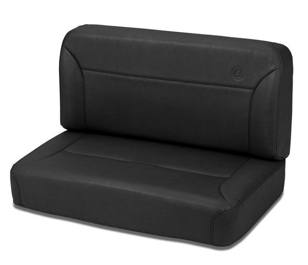 Bestop Trailmax II Fixed Bench Seat, Rear - Jeep 55-95 CJ5, CJ7 And Wrangler 39437-15