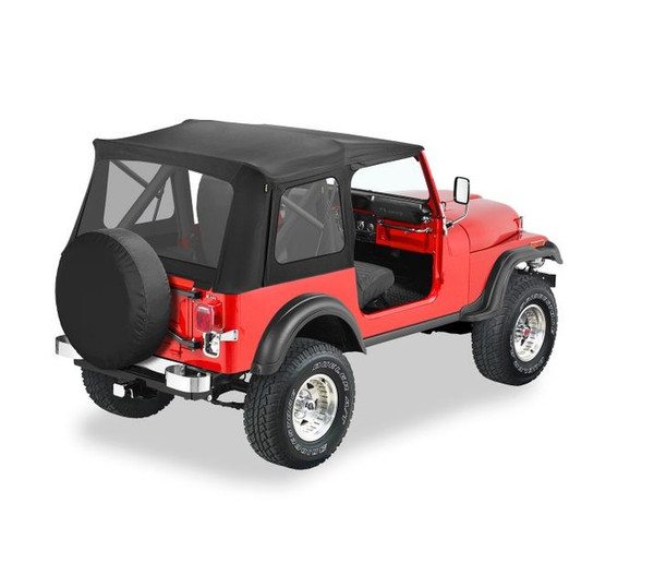 Bestop Supertop Classic Replacement Soft Top - Jeep 1976-1995 CJ7 And Wrangler 51599-15