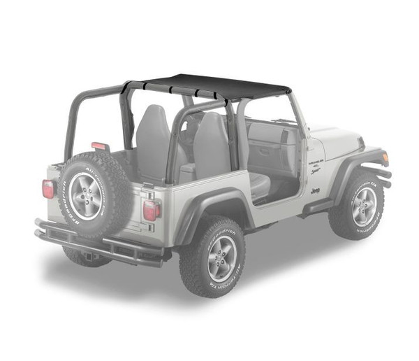 Bestop Header Bikini Top, Safari-style - Jeep 2003-2006 Wrangler; Safari 52532-35