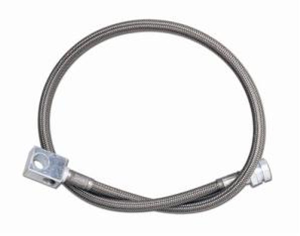Rubicon Express 18 Inch Rear Brake Line Stainless Steel Lifted Height of 4 Inch to 6 Inch For Use w/PN RE6020/RE6025  RE15152