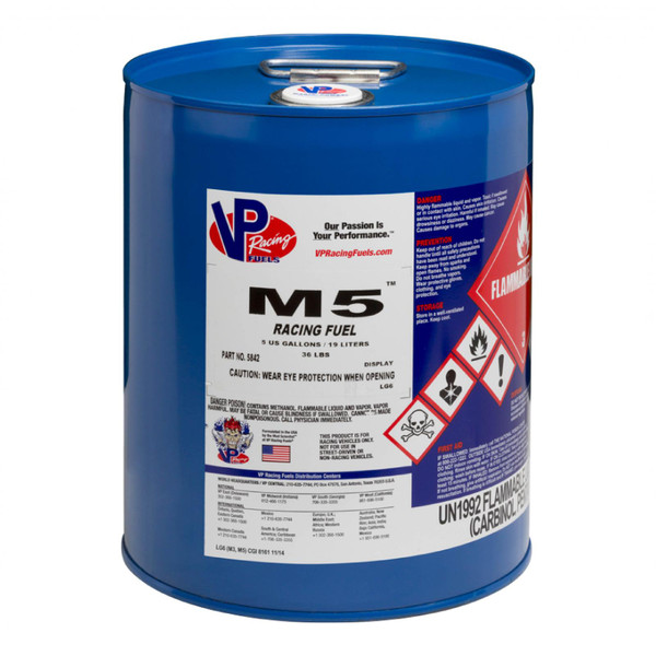 VP Racing Fuels M5 Methanol 5 Gallon 5842