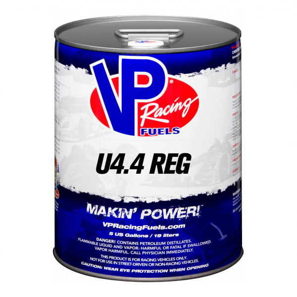 VP Racing Fuels U4.4 Reg Leaded Race Fuel 5 Gallon 2382