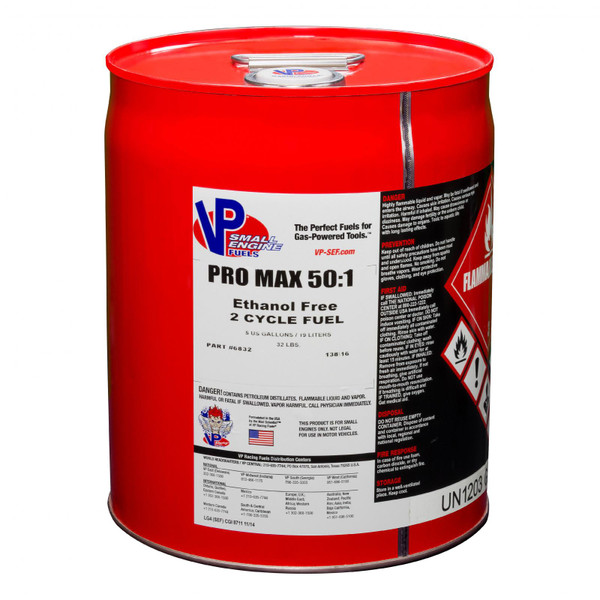 VP Racing Fuels ProMax (50:1 PreMix) 5 Gallon Pail 6832