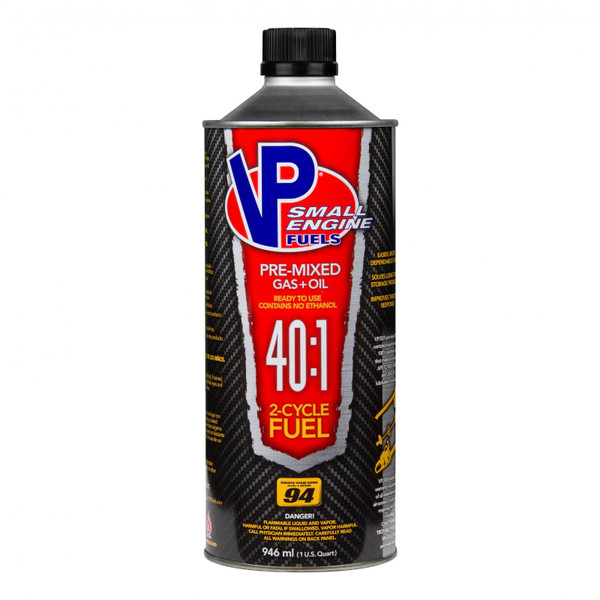 VP Racing Fuels 40:1 Premixed Case of 8/Qts of #6295 6298