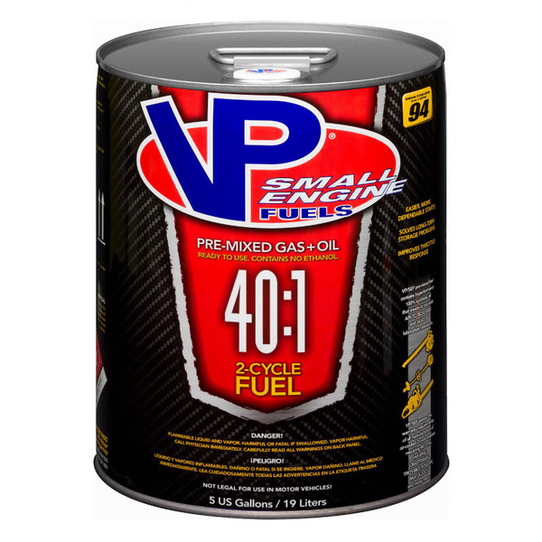 VP Racing Fuels 40:1 Premixed 5 Gallon Pail 6292