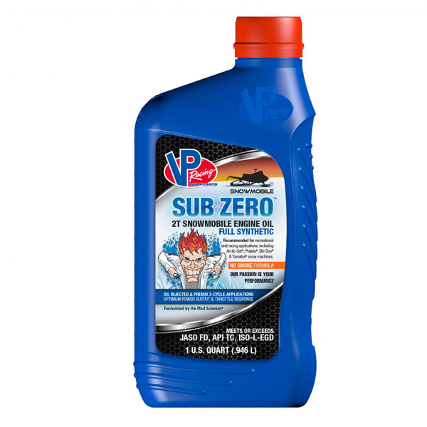 VP Racing Fuels Sub Zero SYN 2T Snowmobile Engine Oil VP7110003