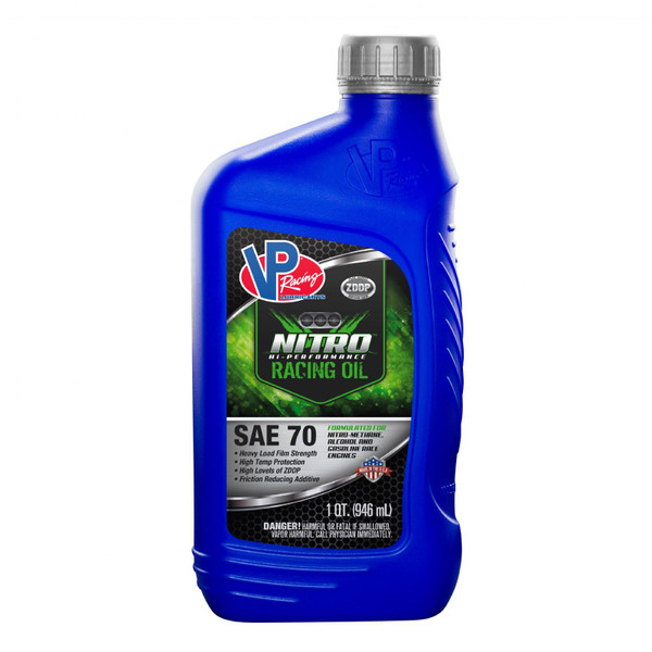 VP Racing Fuels VP Nitro SAE 70 Hi Perf Racing Oil 12/qts 2690