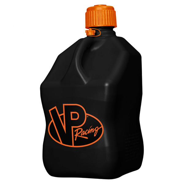 VP Racing Fuels 5 Gallon Motorsport Container Square Black/Orange Each 3852