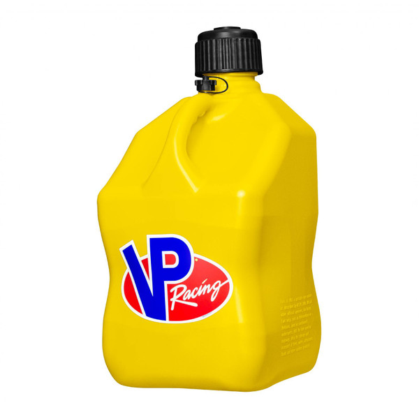 VP Racing Fuels 5 Gallon Motorsport Container Square Yellow Case 3554