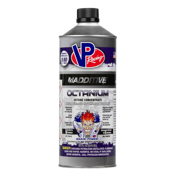 VP Racing Fuels Fuel Additives Octanium Madditive Case of 8/Quart of #2855 2857