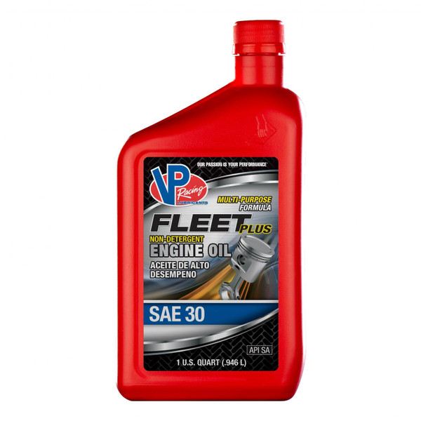 VP Racing Fuels Fleet Plus Non Detergent Engine Oil SAE 30 VP3400303C