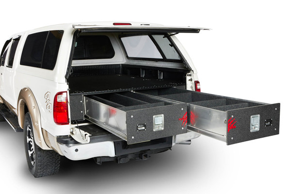Cargo Ease Cargo Locker Base 9 Inch Dual Drawer System 99-Pres Ford Super Duty F250/F350 Short Bed Cargo Ease CL8048-D9-2