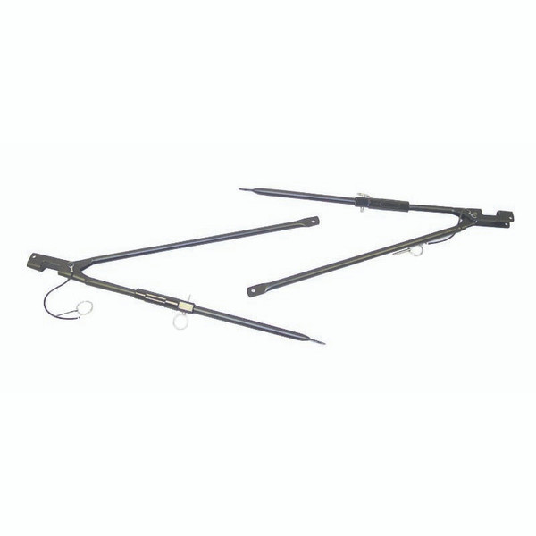 Rugged Ridge Adjustable Soft Top Spreader Bar; 87-95 Jeep Wrangler YJ 11251.02