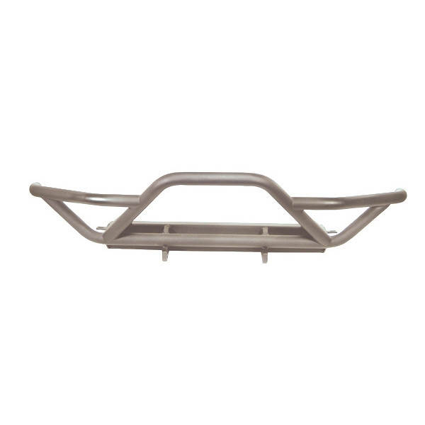 Rugged Ridge RRC Front Bumper w/ Grille Guard, Titanium; 87-06 Jeep Wrangler YJ/TJ 11502.12