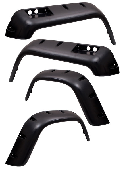 Rugged Ridge 6 Piece All Terrain Fender Flare Kit, 4.75 Inch; 76-86 Jeep CJ Models 11633.20