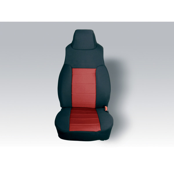 Rugged Ridge Neoprene Front Seat Covers, Red; 97-02 Jeep Wrangler TJ 13210.53