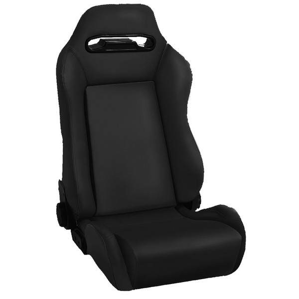 Rugged Ridge Sport Front Seat, Reclinable, Black Denim; 76-02 CJ/Wrangler YJ/TJ 13405.15