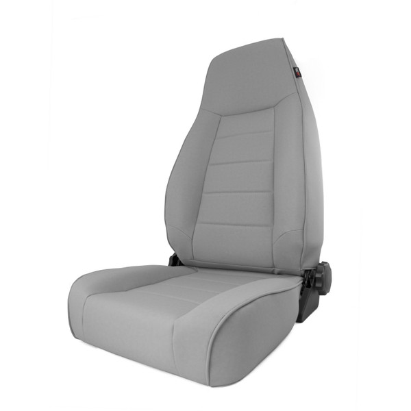 Rugged Ridge High-Back Front Seat, Reclinable, Gray; 97-06 Jeep Wrangler TJ 13412.09