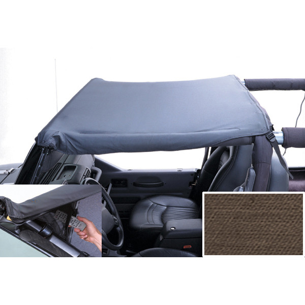 Rugged Ridge Pocket Brief Top, Khaki Diamond; 97-06 Jeep Wrangler TJ 13585.36