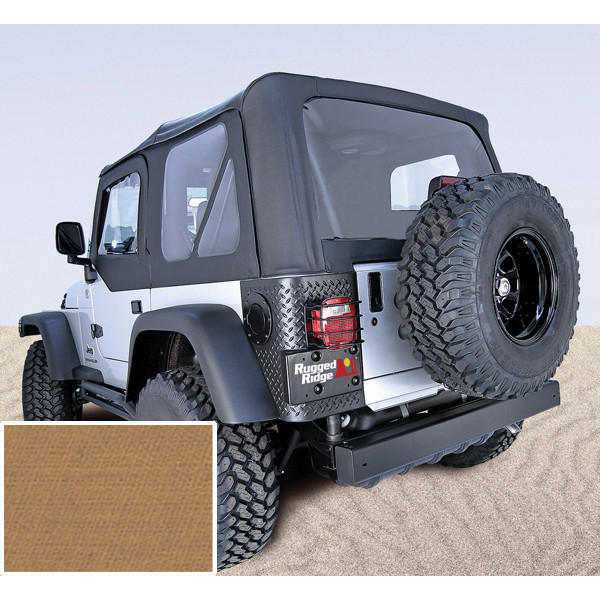 Rugged Ridge XHD Soft Top, Spice, Tinted Windows; 97-06 Jeep Wrangler TJ 13723.37