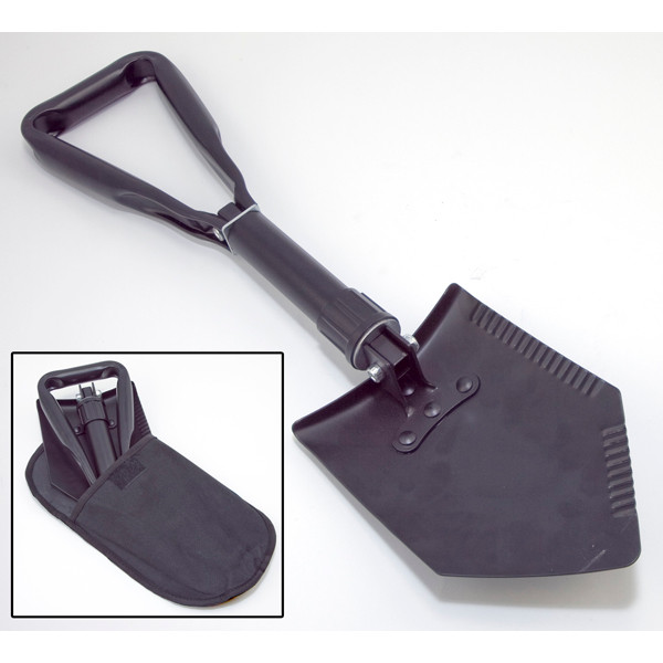 Rugged Ridge Heavy Duty Tri-Fold Recovery Shovel, Multi-use for Offroad 15104.42