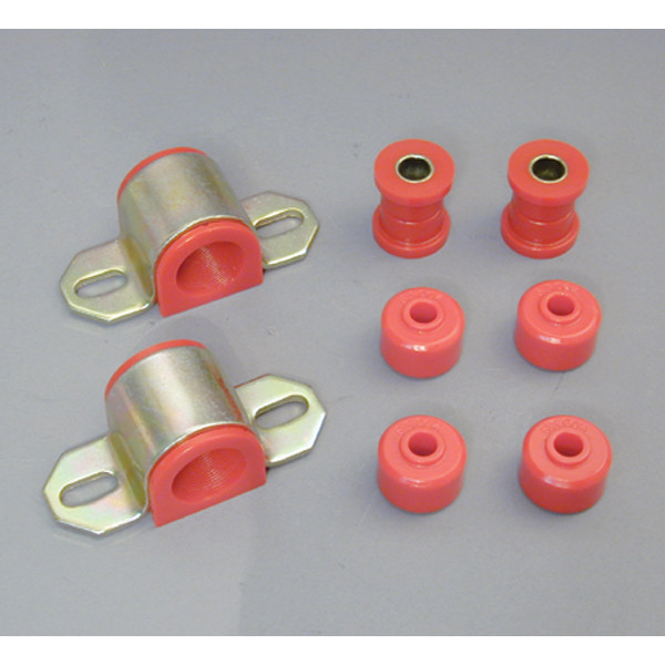 Rugged Ridge Front Swaybar Bushing Kit, Red, 25mm; 84-01 Jeep Cherokee XJ 18367.04