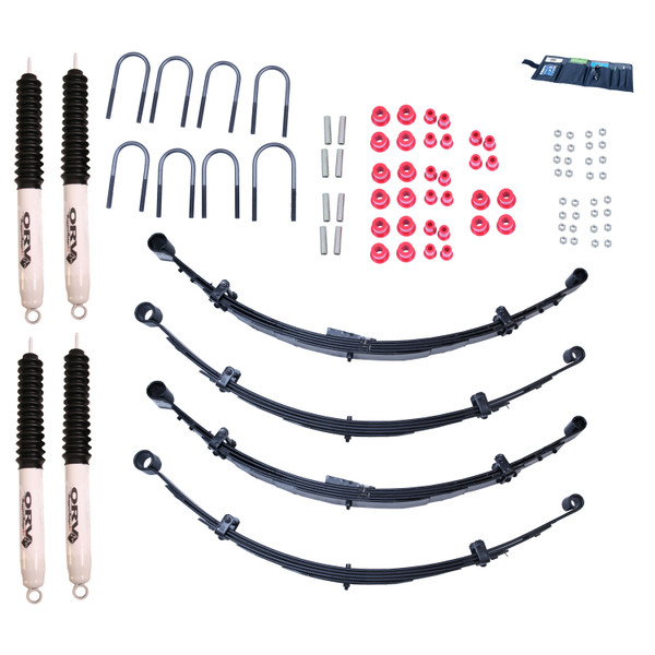 Rugged Ridge 4 Inch Lift Kit with Shocks; 76-86 Jeep CJ5/CJ7/CJ8 18415.15