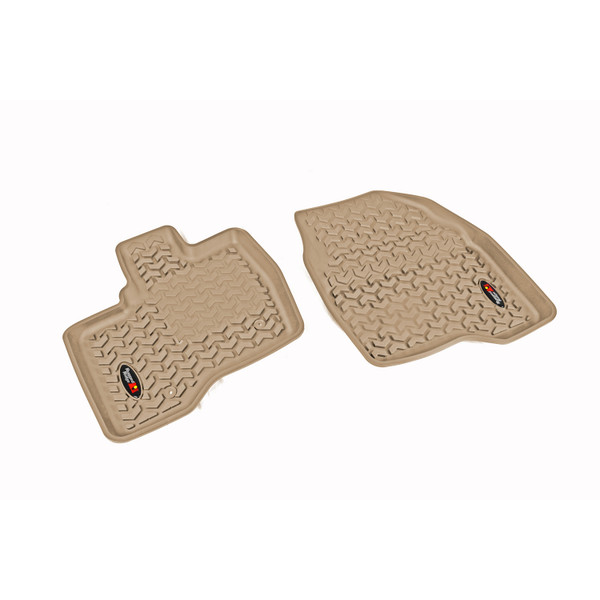 Rugged Ridge Floor Liners, Front, Tan; 11-14 Ford Explorer 83902.09