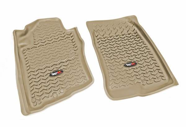 Rugged Ridge Floor Liners, Front, Tan; 05-12 Nissan Pathfinder/05-15 Xterra 83905.10