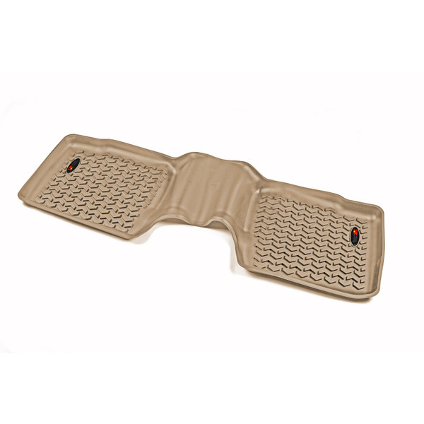 Rugged Ridge Floor Liners, Rear, Tan; 11-14 Ford Explorer 83952.14