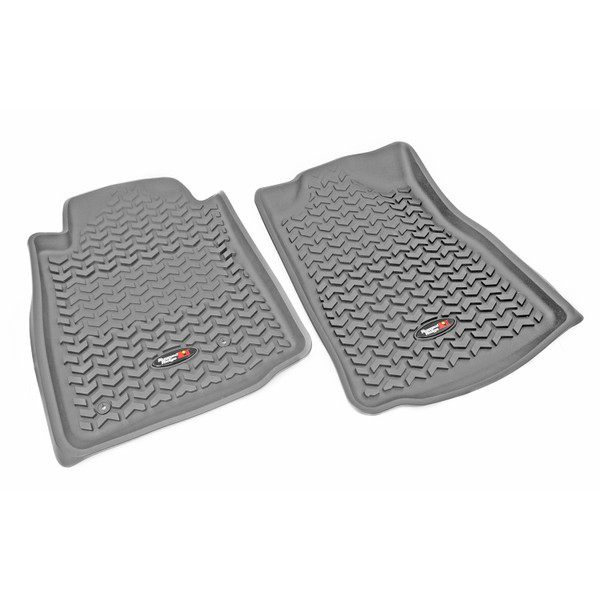 Rugged Ridge Floor Liners, Front, Gray, Automatic; 05-11 Toyota Tacoma 84904.10