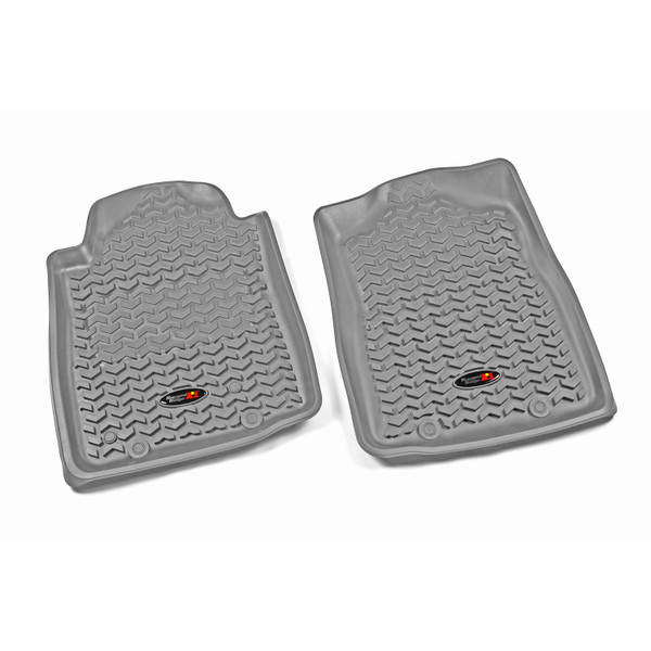 Rugged Ridge Floor Liners, Front, Gray; 12-16 Toyota Tacoma 84904.15