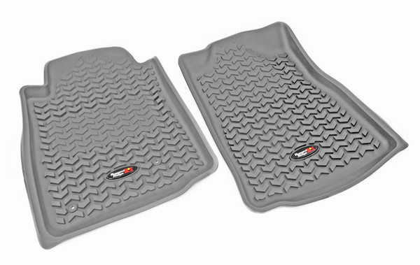 Rugged Ridge Floor Liners, Front, Gray; 08-11 Toyota Sequoia/Tundra 84904.20