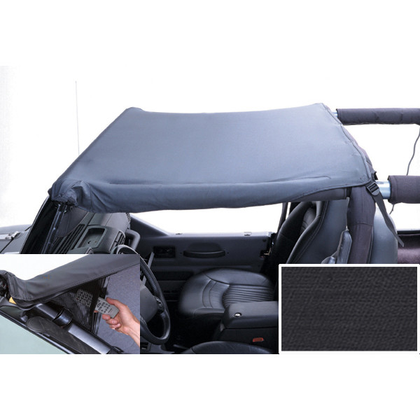 Rugged Ridge Pocket Brief Top, Black Diamond; 87-91 Jeep Wrangler YJ 918315