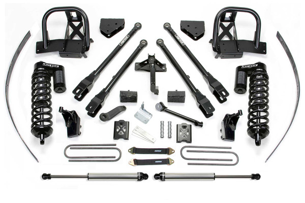 Fabtech 8 in. 4LINK SYS W/DLSS 4.0 C/O& RR DLSS 05-07 FORD F250 4WD W/O FACTORY OVERLOAD K2018DL