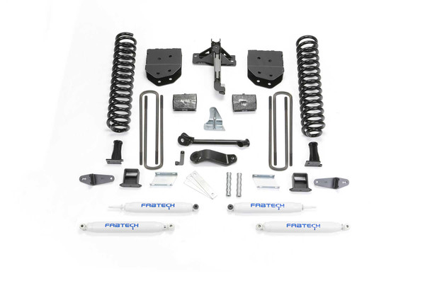 Fabtech 6 in. BASIC SYS W/PERF SHKS 08-10 FORD F450/550 4WD K2050