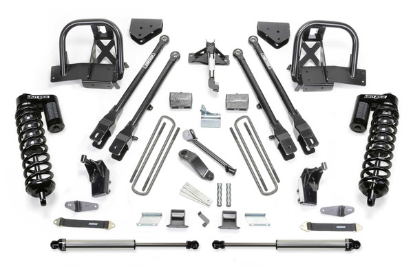 Fabtech 6 in. 4LINK SYS W/DLSS 4.0 C/O& RR DLSS 08-10 FORD F450/ F550 4WD K2055DL
