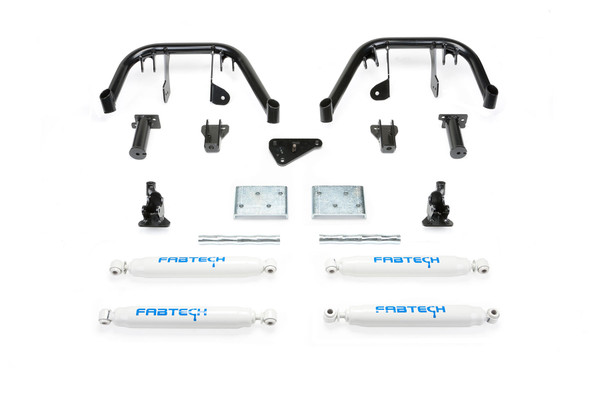 Fabtech 8 in. MULTIPLE FRT SHK SYS W/ PERF SHKS 08-10 FORD F250/350 4WD K2076