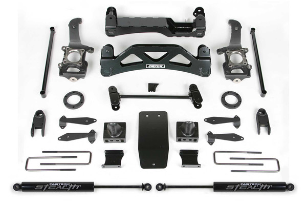 Fabtech 6 in. BASIC SYS W/FRT SHK EXTNS & STEALTH RR 04-08 FORD F150 4WD V8 ONLY K2116M