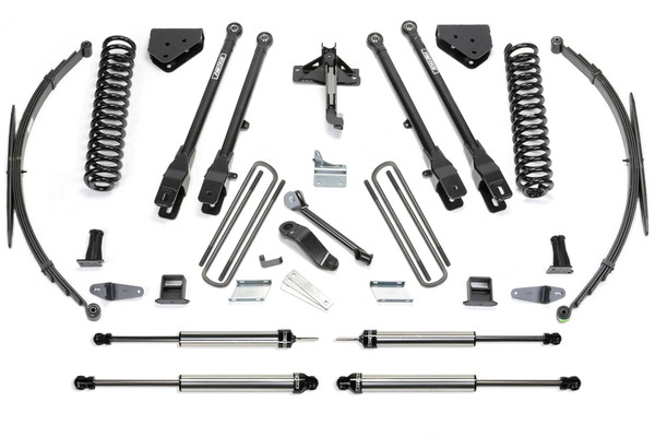 Fabtech 8 in. 4LINK SYS W/COILS & RR LF SPRNGS & DLSS SHKS 2008-16 FORD F250/350 4WD K2129DL