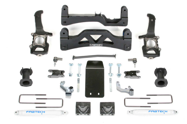 Fabtech 6 in. BASIC SYS W/PERF SHKS 2014 FORD F150 4WD K2188