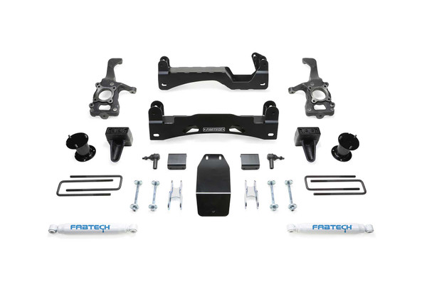 Fabtech 6 in. BASIC SYS W/PERF SHKS 2015-18 FORD F150 4WD K2194