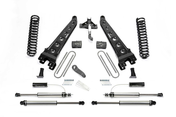 Fabtech 6 in. RAD ARM SYS W/COILS & 2.25 DL RESI FRT AND DL RR SHKS 17-19 FORD F250/350 4WD K2293DL