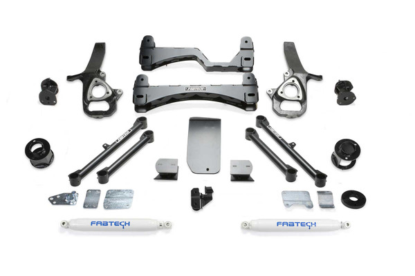 Fabtech 6 in. BASIC SYS W/PERF SHKS 2019 RAM 1500 4WD K3086