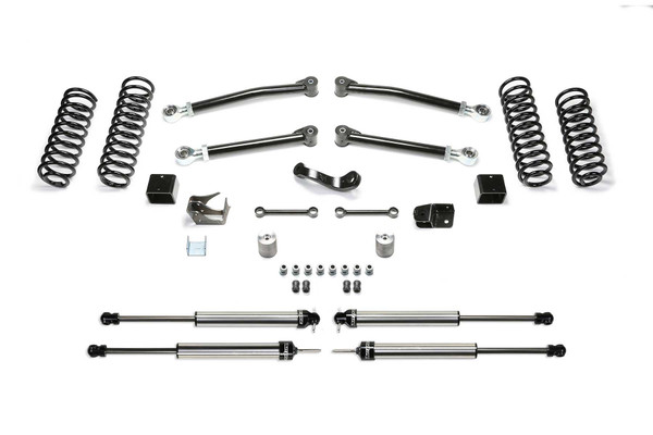 Fabtech 3 in. TRAIL W/ DLSS SHKS 2007-18 JEEP JK 4-DOOR K4090DL