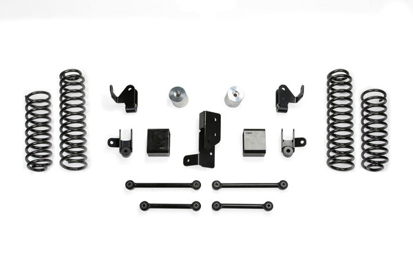 Fabtech 3 in. SPORT SYSTEM W/ SHK EXT 2018-19 JEEP JL 4-DOOR 4WD K4106