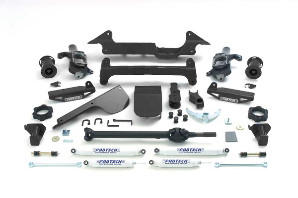 Fabtech 6 in. PERF SYS W/PERF SHKS 03-05 HUMMER H2 SUV/SUT 4WD W/RR AIR BAGS K5001