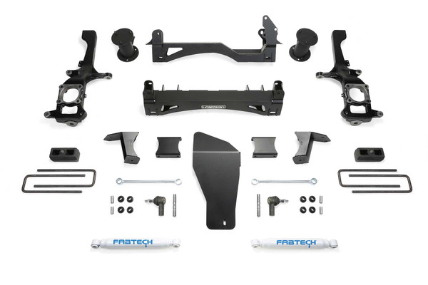 Fabtech 6 in. BASIC SYS W/PERF SHKS 2016-18 NISSAN TITAN XD 4WD K6005