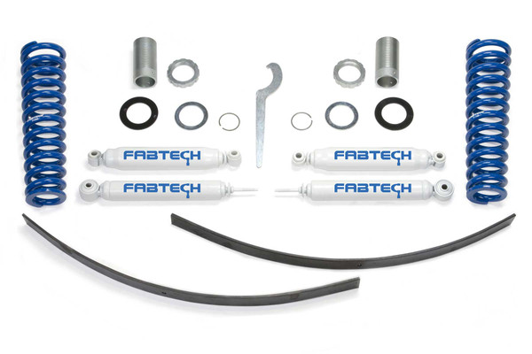 Fabtech 0-3.5 in. BASIC ADJ C/O SYS W/ PERF RR SHKS 95.5-04 TOYOTA TACOMA PRNNR 6 LUG MDLS K7015