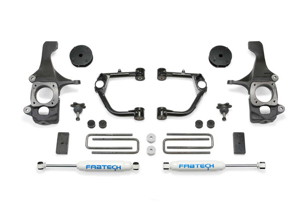 Fabtech 4 in. UCA KIT W/BJS & PERF SHKS 2016-19 TOYOTA TUNDRA 2WD/4WD K7050